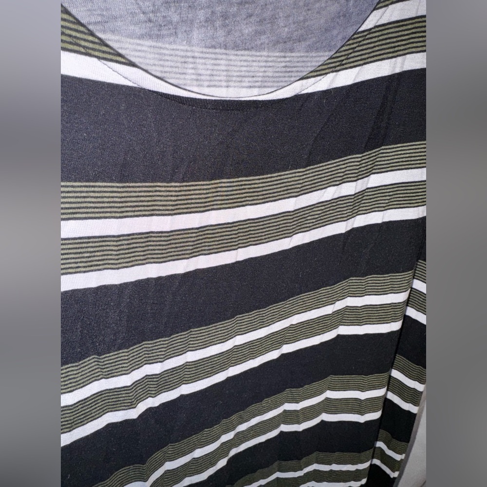 Lane Bryant Multicolor Striped Midi Dress - Picture 4 of 10